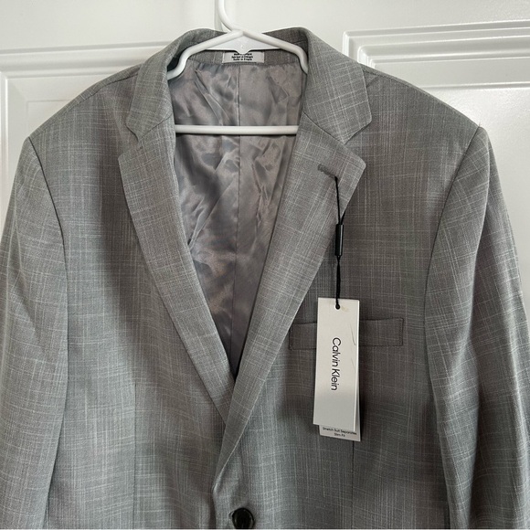 ✨Calvin Klein NWT Grey Blazer Sz 18 - Picture 3 of 6